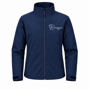 Autumn Sky Farm Softshell Equestrian Jacket - Navy